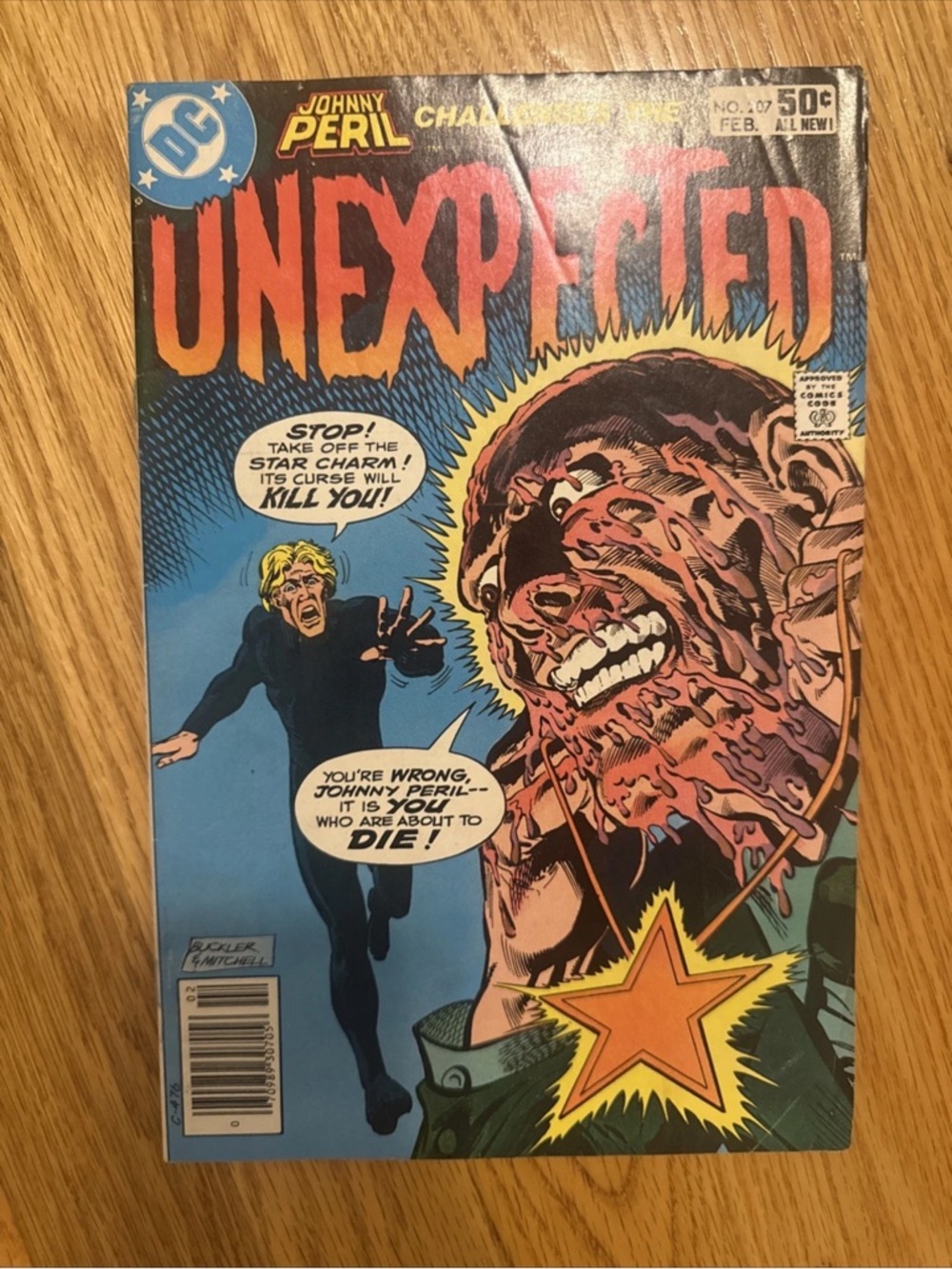 DC Unexpected Comic Cover - The Unexpected #207 (DC Comics February 1981)